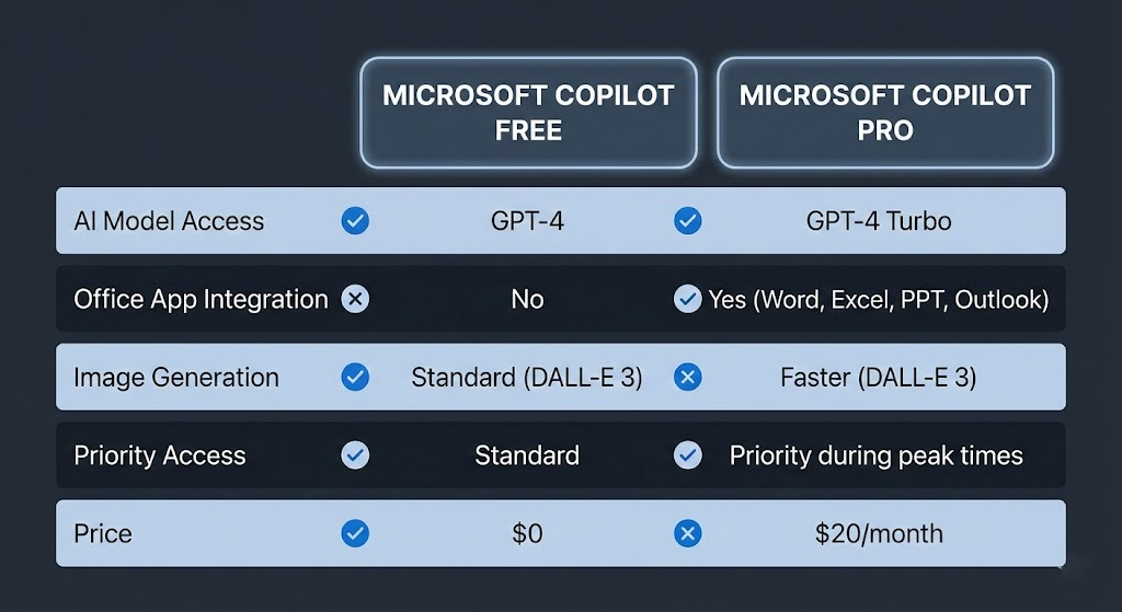 Microsoft Copilot Free AI